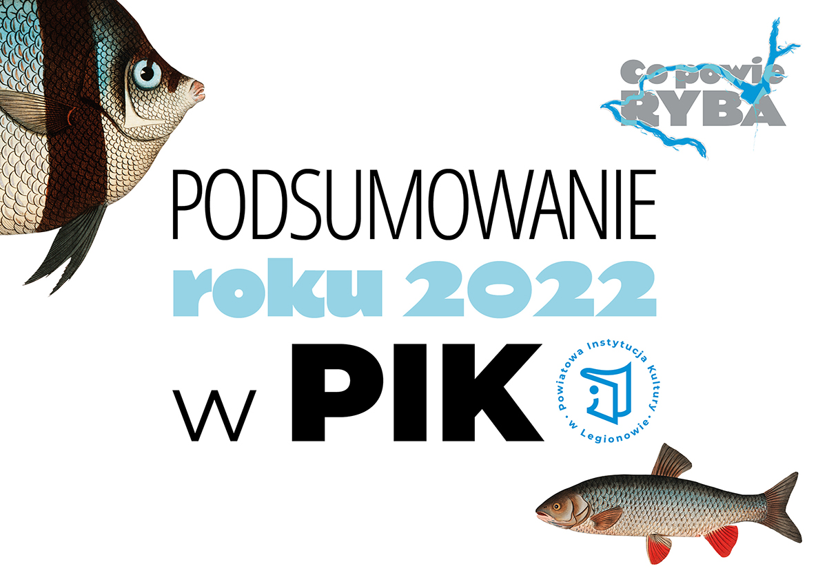 okładka albumu podsumowującego rok 2022 w PIK, z rybami