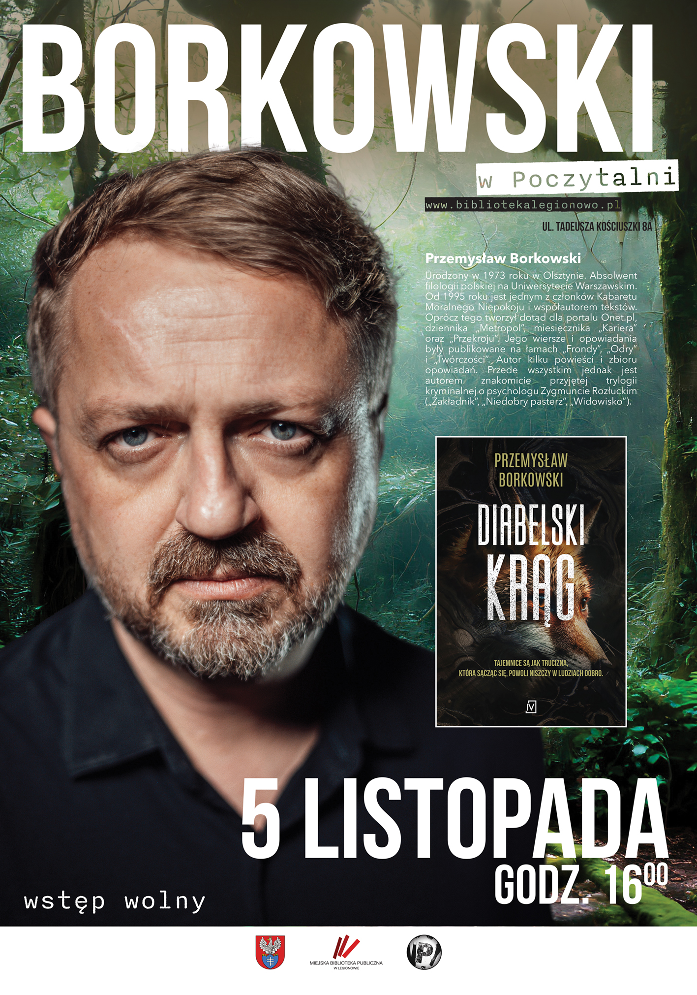 Przemysław Borkowski i jego najnowsza książka: "Diabelski krąg"